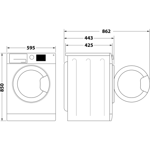 Indesit BWSA 61294 W EU N