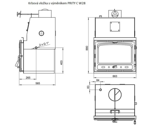 Prity C W28 TV